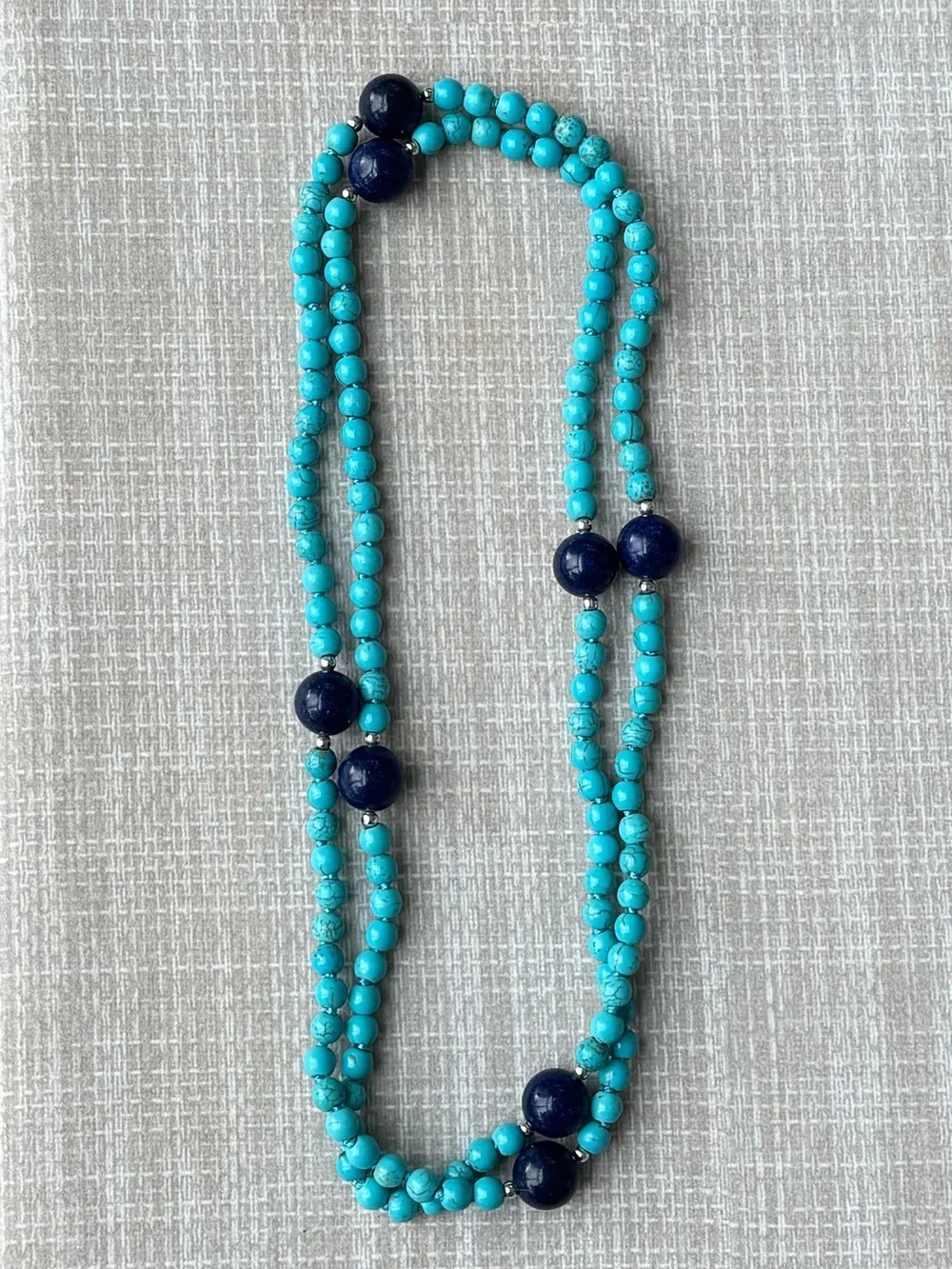 NWOT Polo Ralph Lauren Turquoise and Lapis Lazuli Necklace